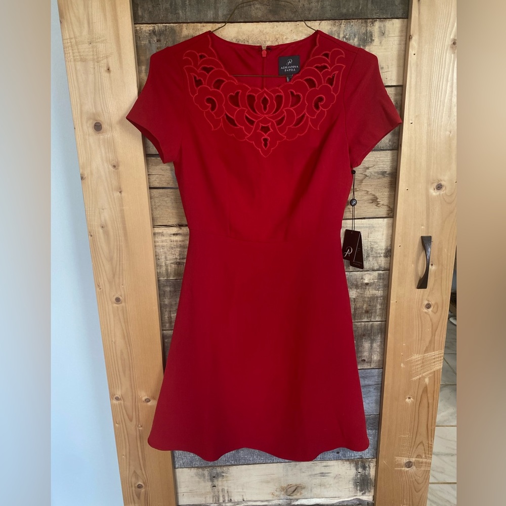 Adrianna papell Red NWT dress